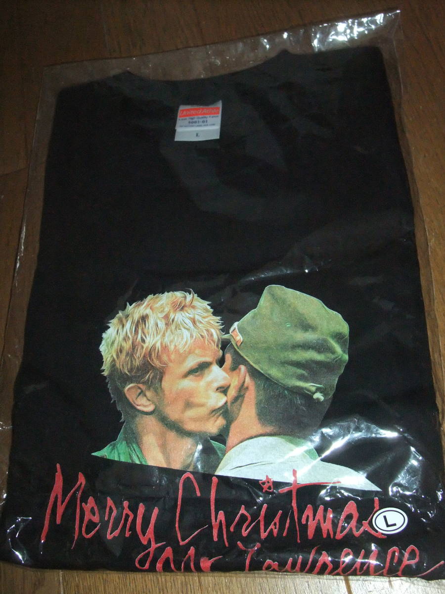 新品 戦場のメリークリスマス 4K修復版 2023年版 Tシャツ (L) KISS ブラック デヴィッド・ボウイ DAVID BOWIE坂本龍一 セリアズ 未開封品_画像1