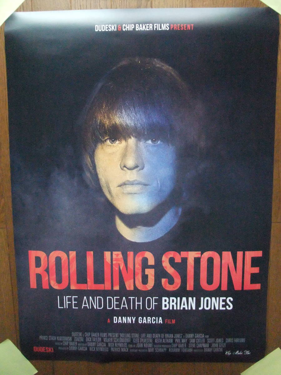 映画 Rolling Stones ブライアン・ジョーンズの生と死 B2(約73×51㎝)ポスター 海外版 LIFE AND DEATH OF BRIAN JONESローリングストーンズ_画像7