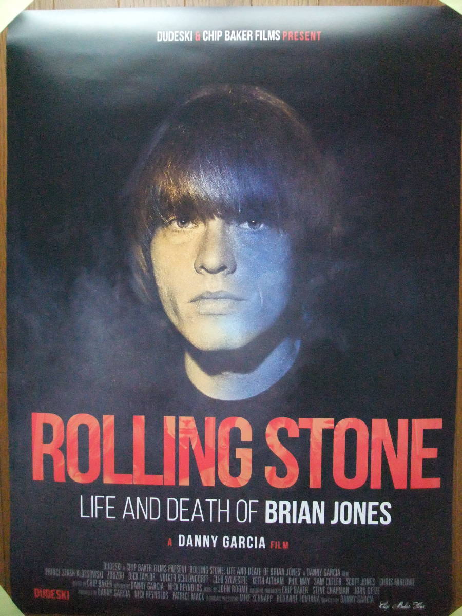 映画 Rolling Stones ブライアン・ジョーンズの生と死 B2(約73×51㎝)ポスター 海外版 LIFE AND DEATH OF BRIAN JONESローリングストーンズ_画像3