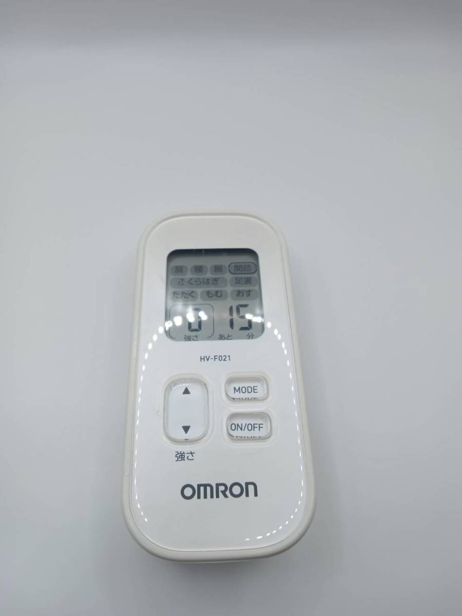 低周波治療器 オムロン OMRON HV-F021 マッサージ　中古　新品パット付き_画像3