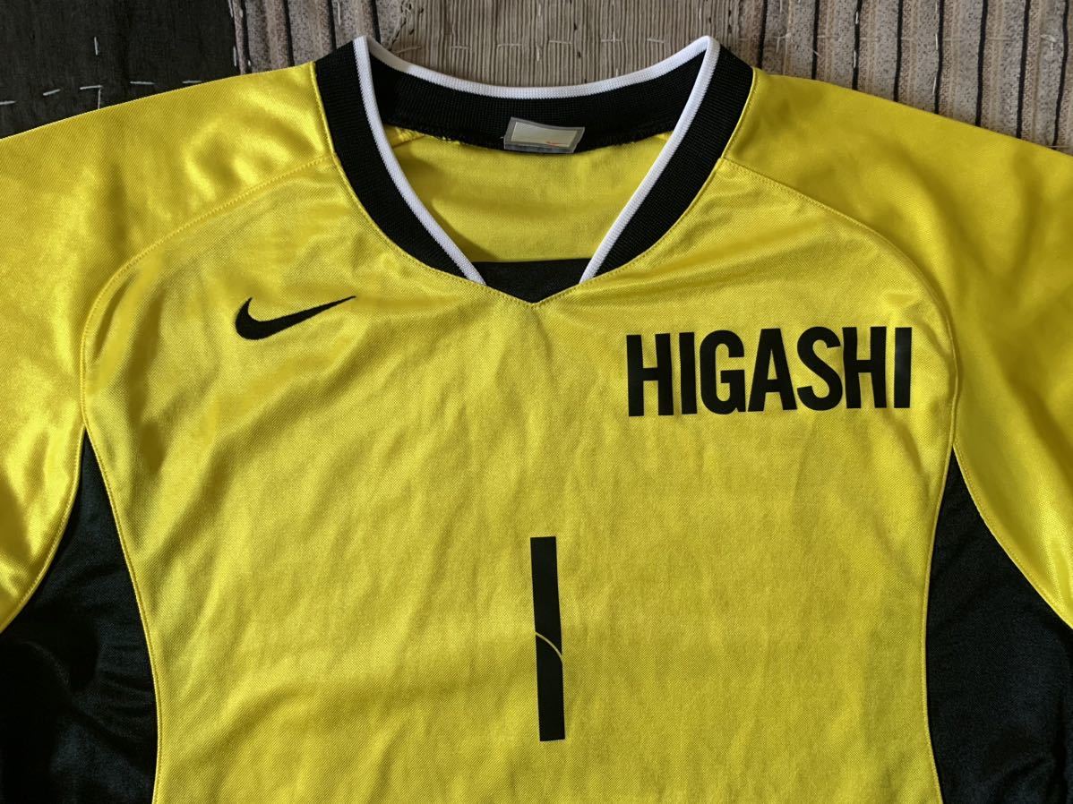 XL Nike 東福岡 高校 サッカー ユニフォーム GK ゴールキーパー ナイキ 高校サッカー 黄色 イエロー サッカー部