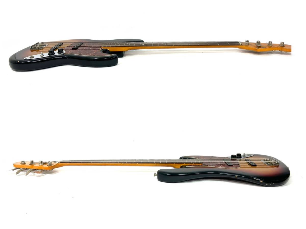 【ジャンク品】Fender/フェンダー JAZZ BASS/ジャズベース Vシリアル エレキベース ハードケース付 エレキ 弦楽器 (45788S3)の画像4