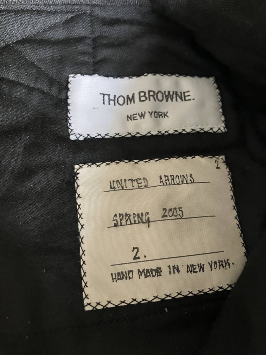 THOM BROWNE 2005 1st collection アンカー 刺繍 パンツ トムブラウン_画像1