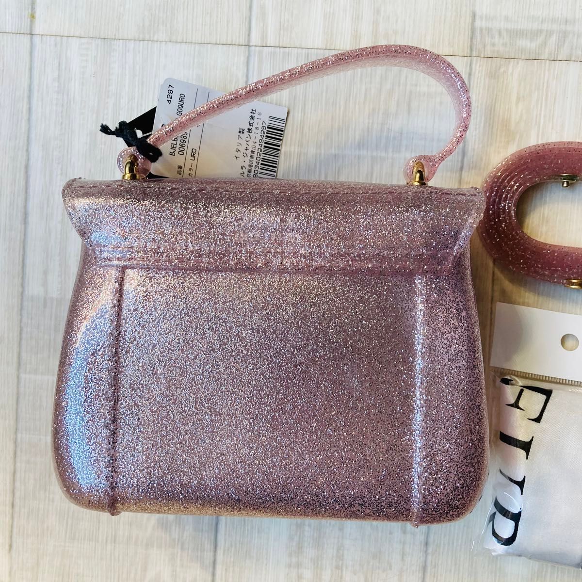 【未使用品】FURLA トップハンドル　グリッタ　ハンドバッグ　ショルダーバッグ