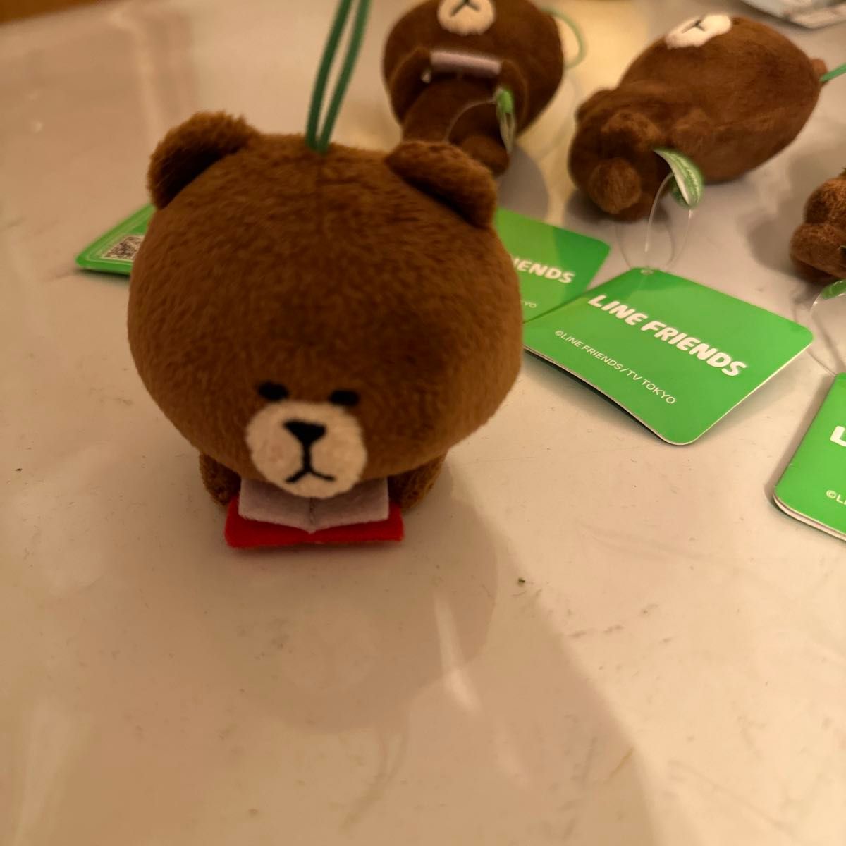 LINE ラインフレンズ　ブラウン　4個セット　タグあり