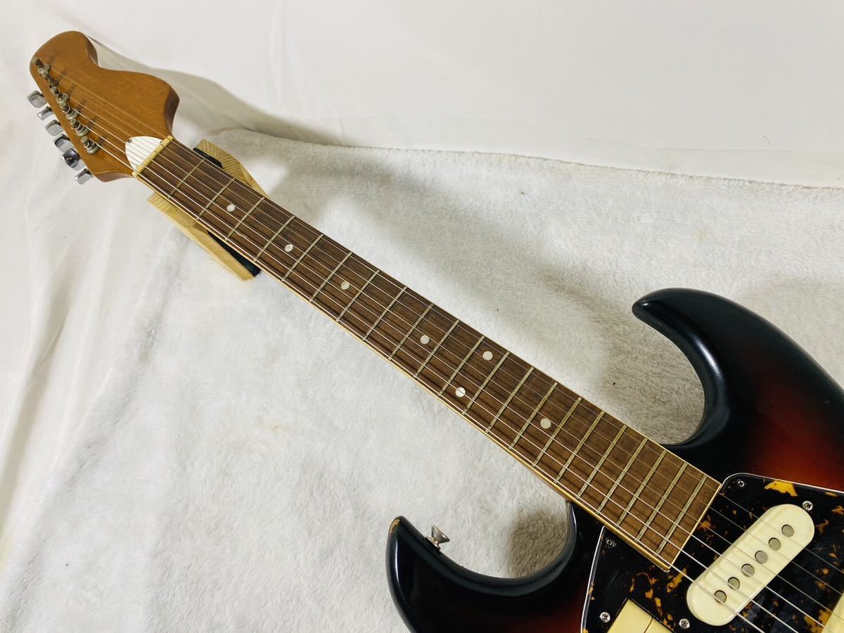 エレキギター 型番詳細不明 ビンテージ ビザールギター 日本製 中古現状品の画像3