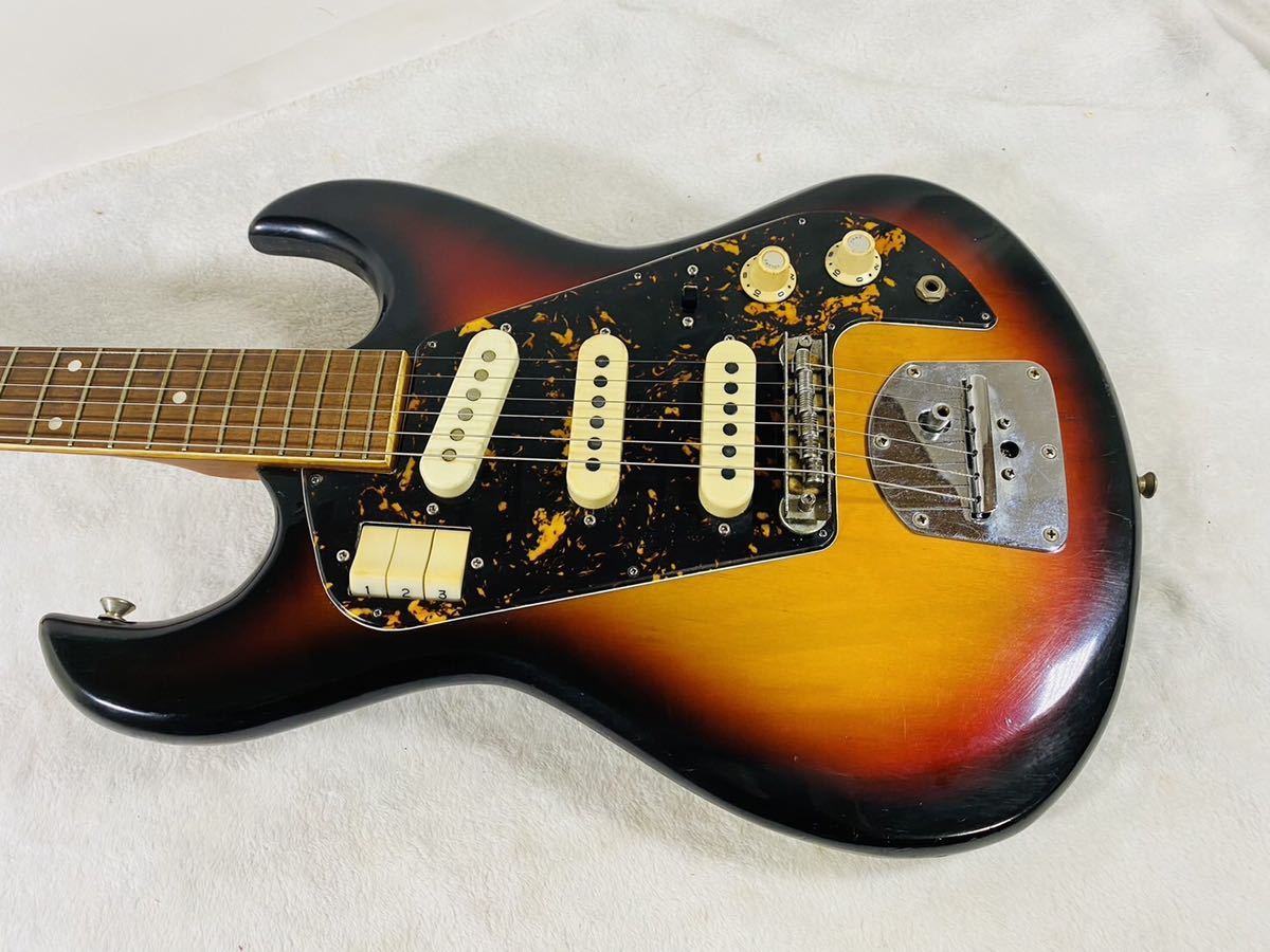 エレキギター 型番詳細不明 ビンテージ ビザールギター 日本製 中古現状品の画像2