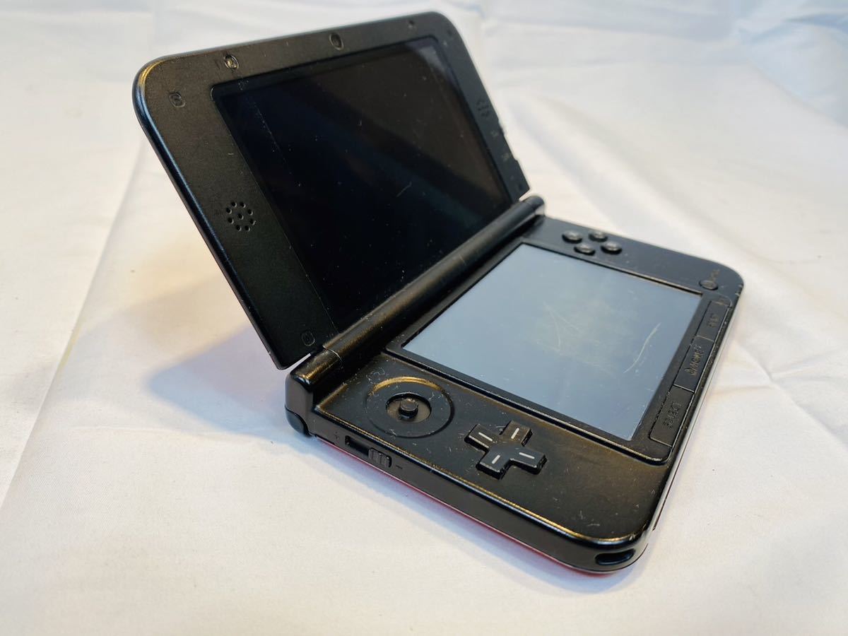 ジャンク　動作未確認　ニンテンドー 3DS LL 本体 レッド　ブラック　バッテリー・タッチペン欠品 任天堂 Nintendo_画像6