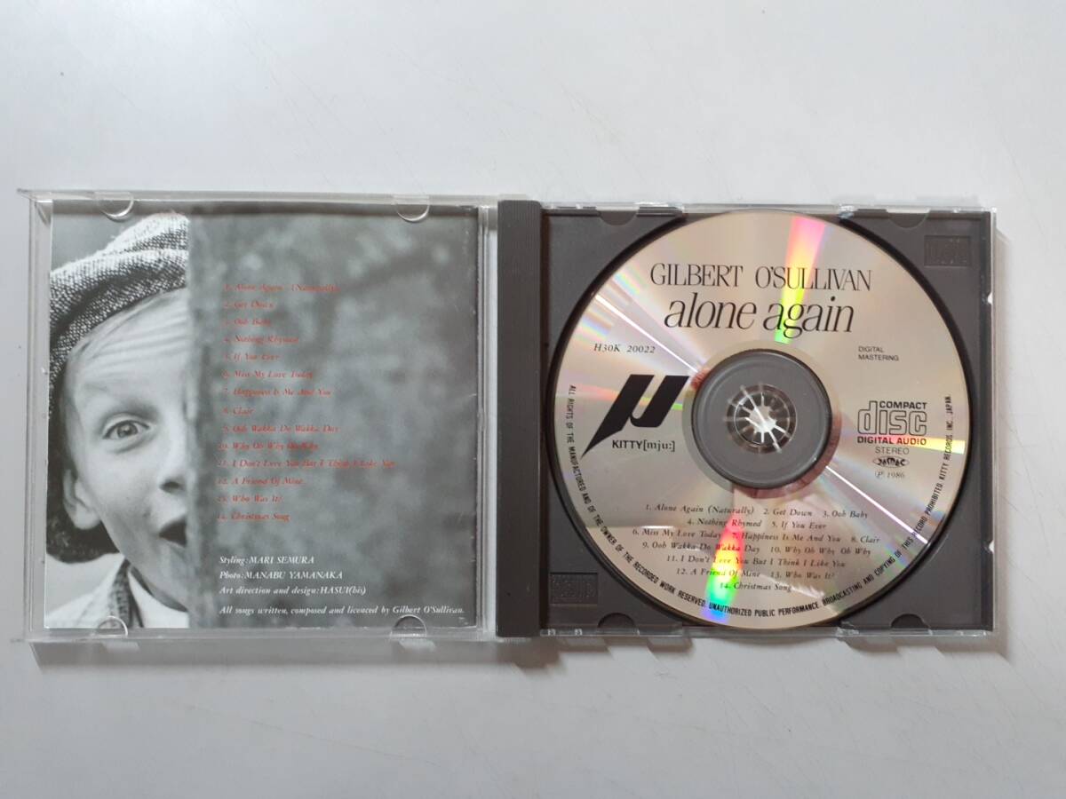 CD　ギルバート・オサリバン　アローン・アゲイン　H30K-20022　1円_画像2