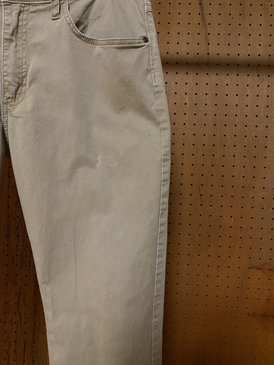 古着 00年代 00s Wrangler jeans ラングラー ジーンズ ストレート チノパン 綿パン トラウザー ボトム スリム ストレート ベージュ M_画像3