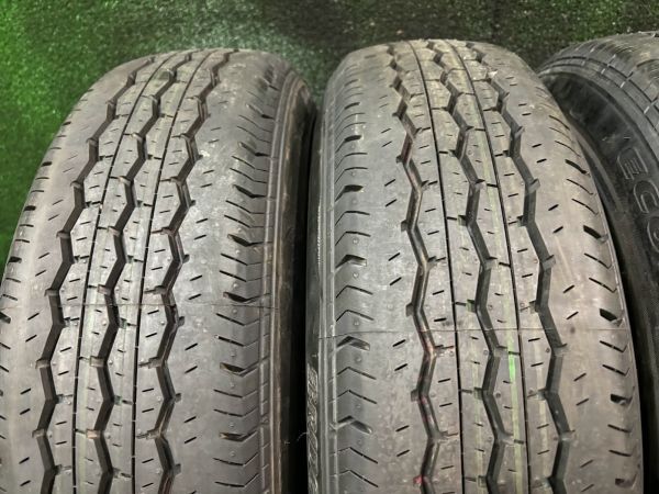 23年製　200系ハイエース 新車外し　S-GL　ブリヂストン　ＲＤ-613　195/80R15　107/105L スチールホイール付き　4本　0223-10_画像4