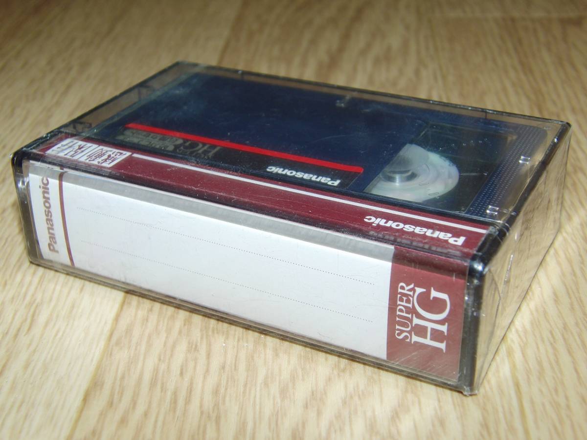 Panasonic Panasonic video cassette tape SUPER HG VHSC tape TC-40 unopened 