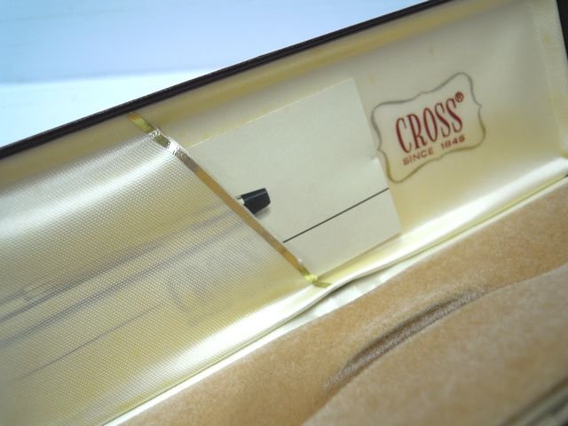 ☆CROSS クロス ツイスト式ボールペン Canon記念品？ 長期保管品 筆記用具 ゴールドカラー☆の画像9