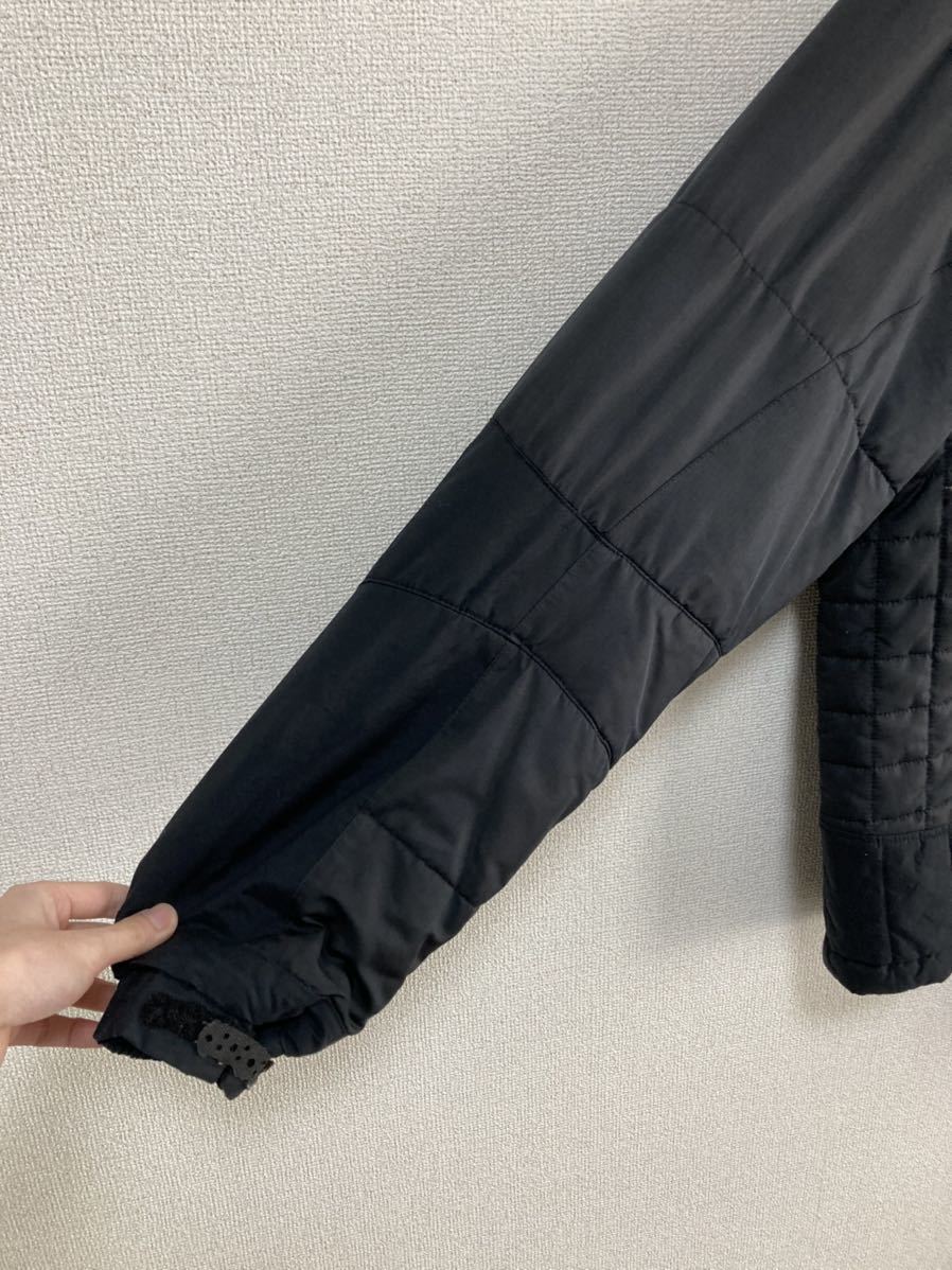 05年製 patagonia パタゴニア 中綿 ジャケット フード着脱可 ブラック 黒 メンズM☆90sダスパーカー パフボール パフジャケット ビンテージ_画像9