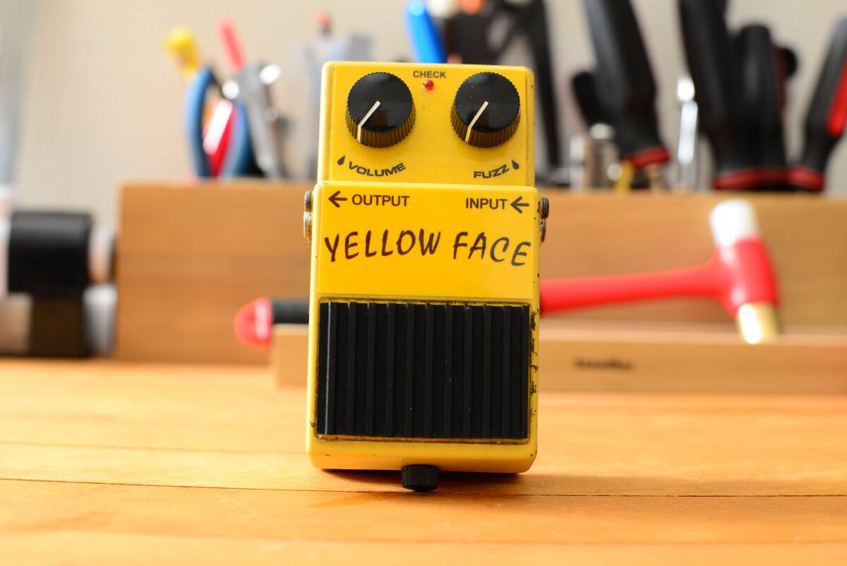 Yellow Face　-Fuzz Face Clone ハンドメイド品_画像1