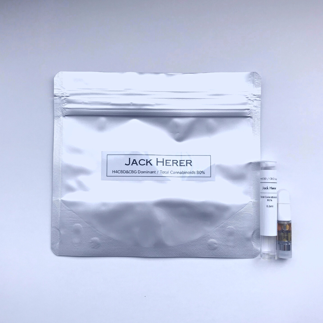 H4CBD配合 高濃度 80% Jack Herer 0.5ml CBD CBG リキッド 2本