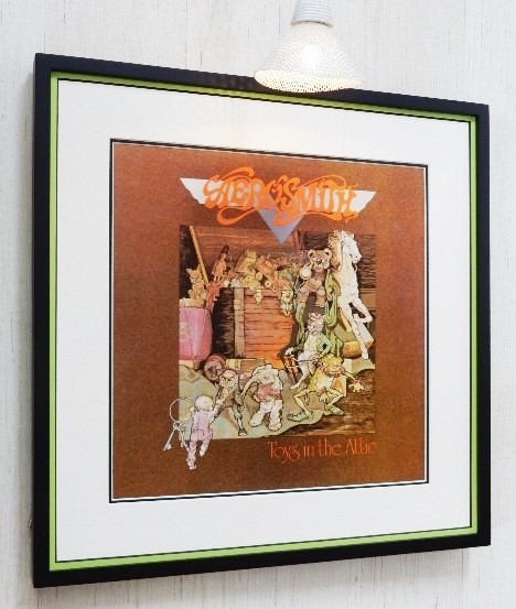 エアロスミス/レコジャケ ポスター 額付き/Aerosmith/Toys in the Attic/アルバム アート/Framed Aerosmith/ハードロック art display_画像6