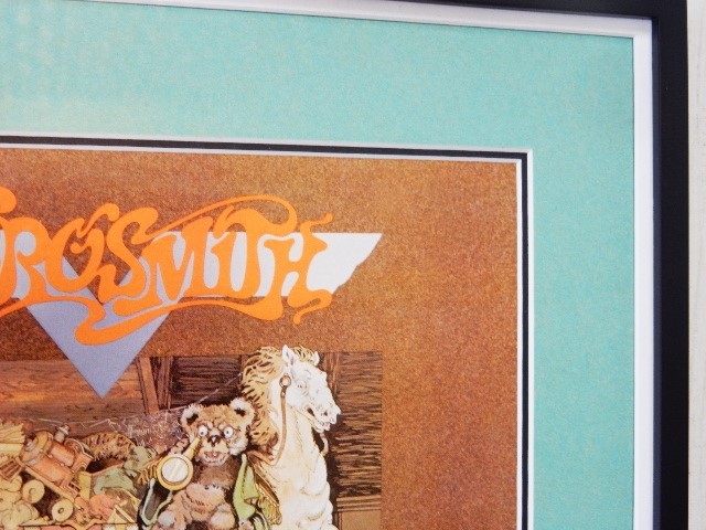 エアロスミス/レコジャケ ポスター 額付き/Aerosmith/Toys in the Attic/アルバム アート/Framed Aerosmith/ハードロック art display_画像3