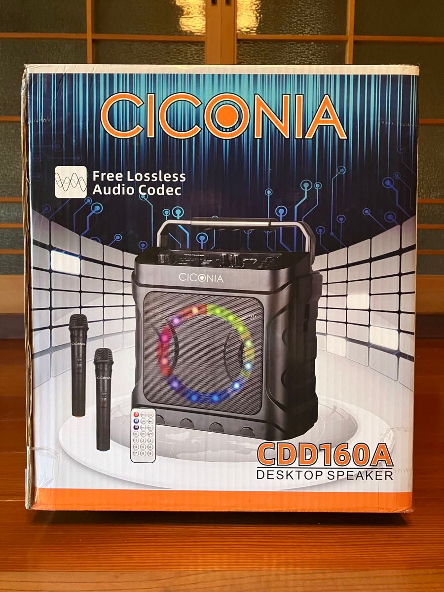 CICONIA CDD160A 拡声器ディスクトップスピーカー　カラオケセット