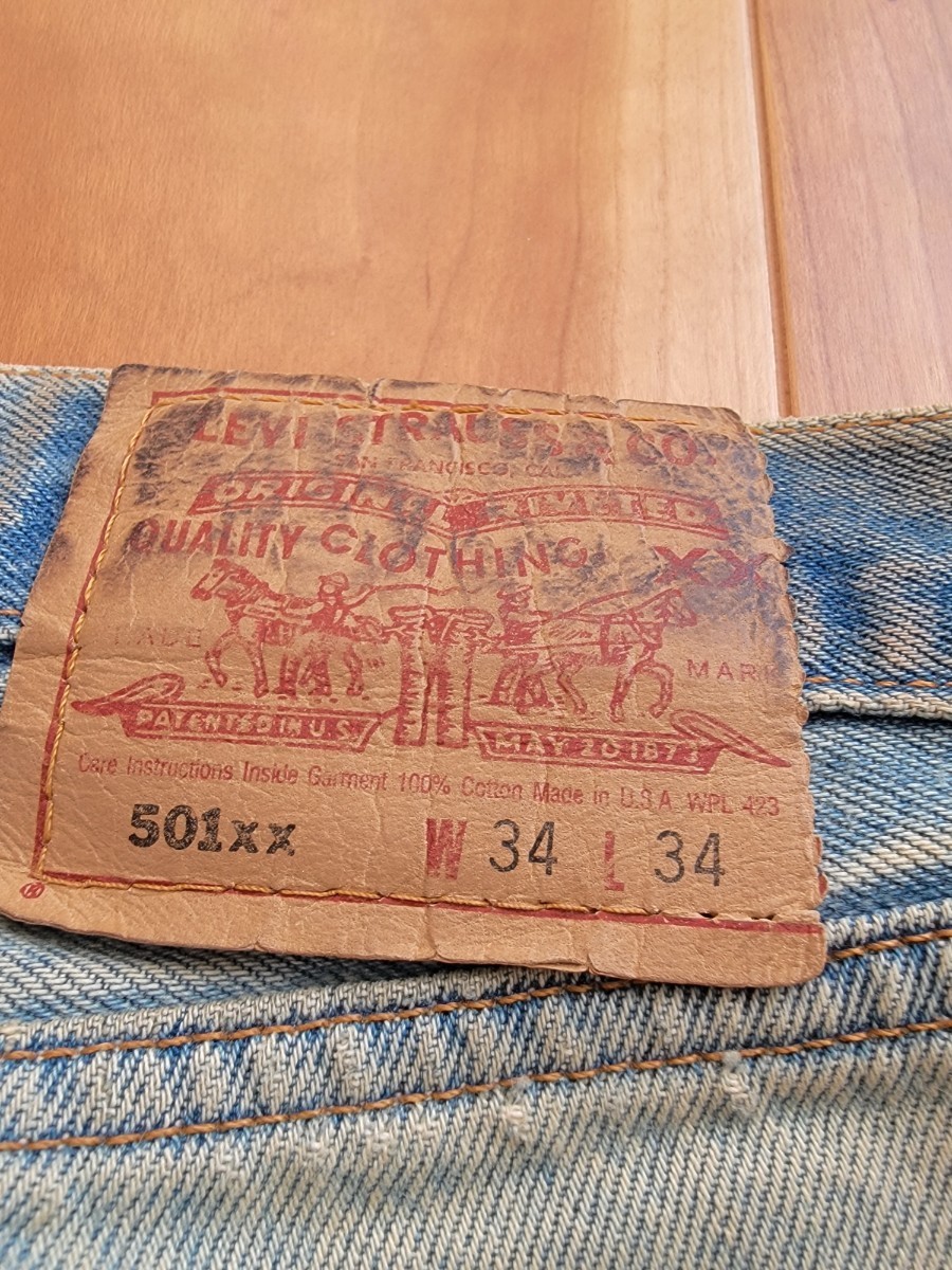 LEVI'S 501xx リーバイス ジーンズ ダメージ・変色有り_画像3