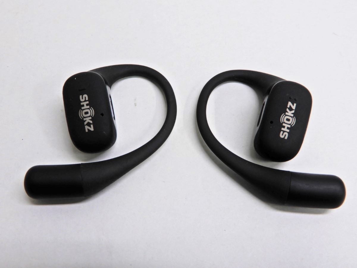 100Z478★【中古品】shokz/ショックス OpenFit オープンイヤー型イヤホン SKZ-EP-000020 ブラック_画像2