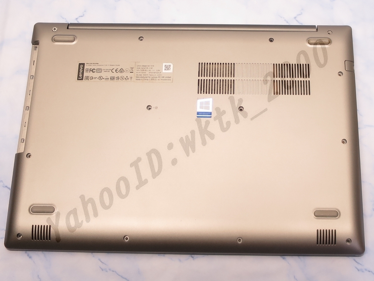 即決! Lenovo ideapad 520-15IKB 本体のみ ジャンク Core i5-8250U フルHD_画像8