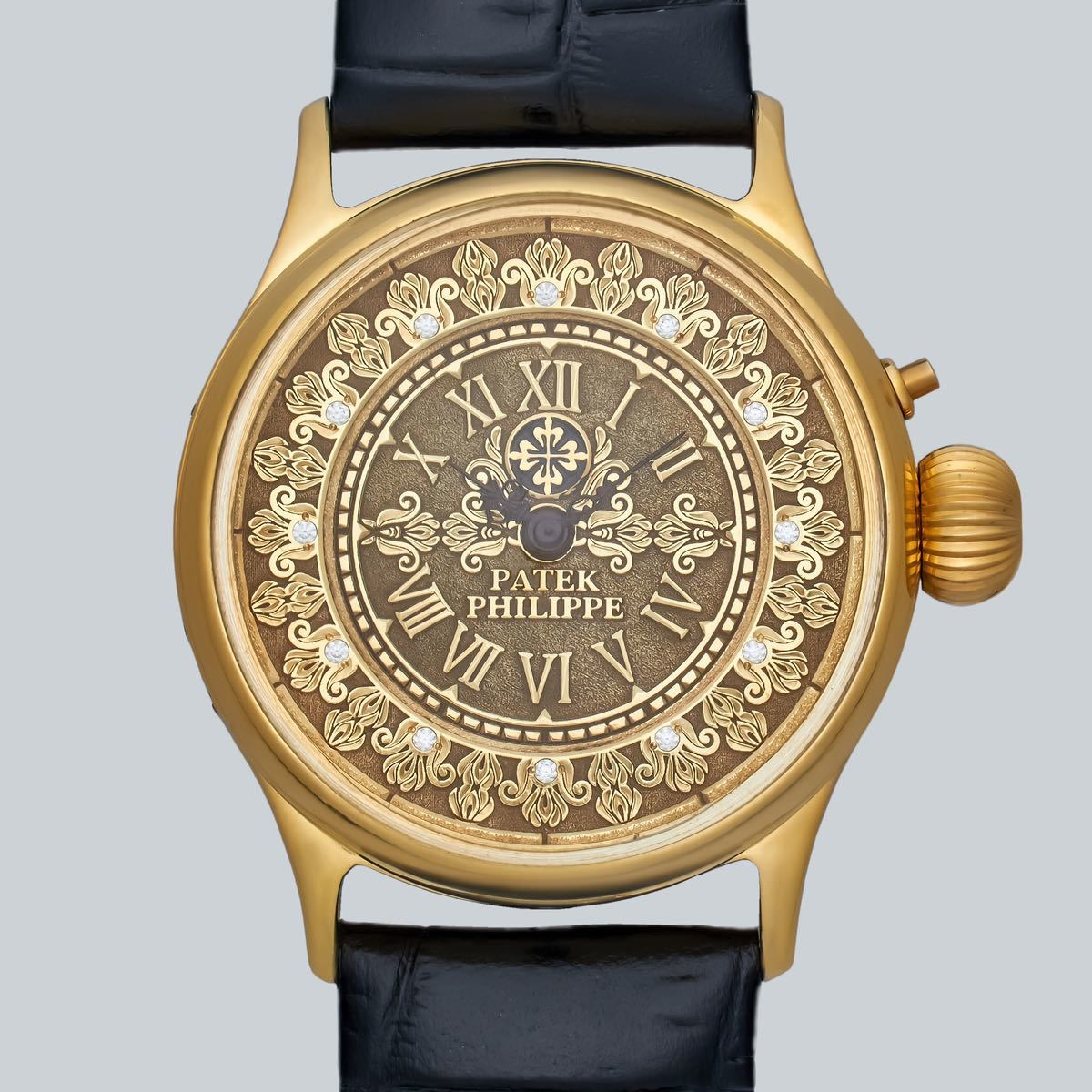 アンティーク Marriage watch Patek Philippe 懐中時計をアレンジした40mmのメンズ腕時計 半年保証 手巻き スケルトン_画像1