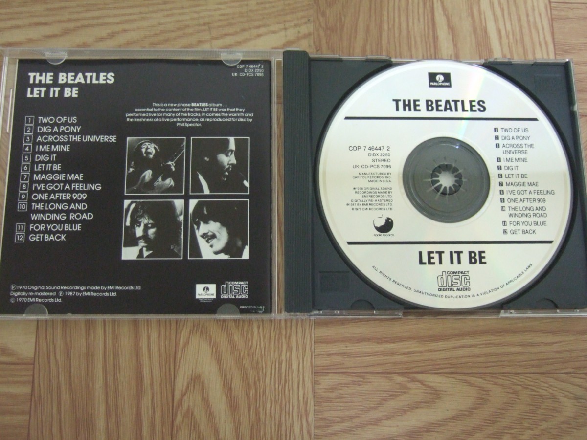 《CD》ザ・ビートルズ THE BEATLES / LET IT BE 米盤_画像3
