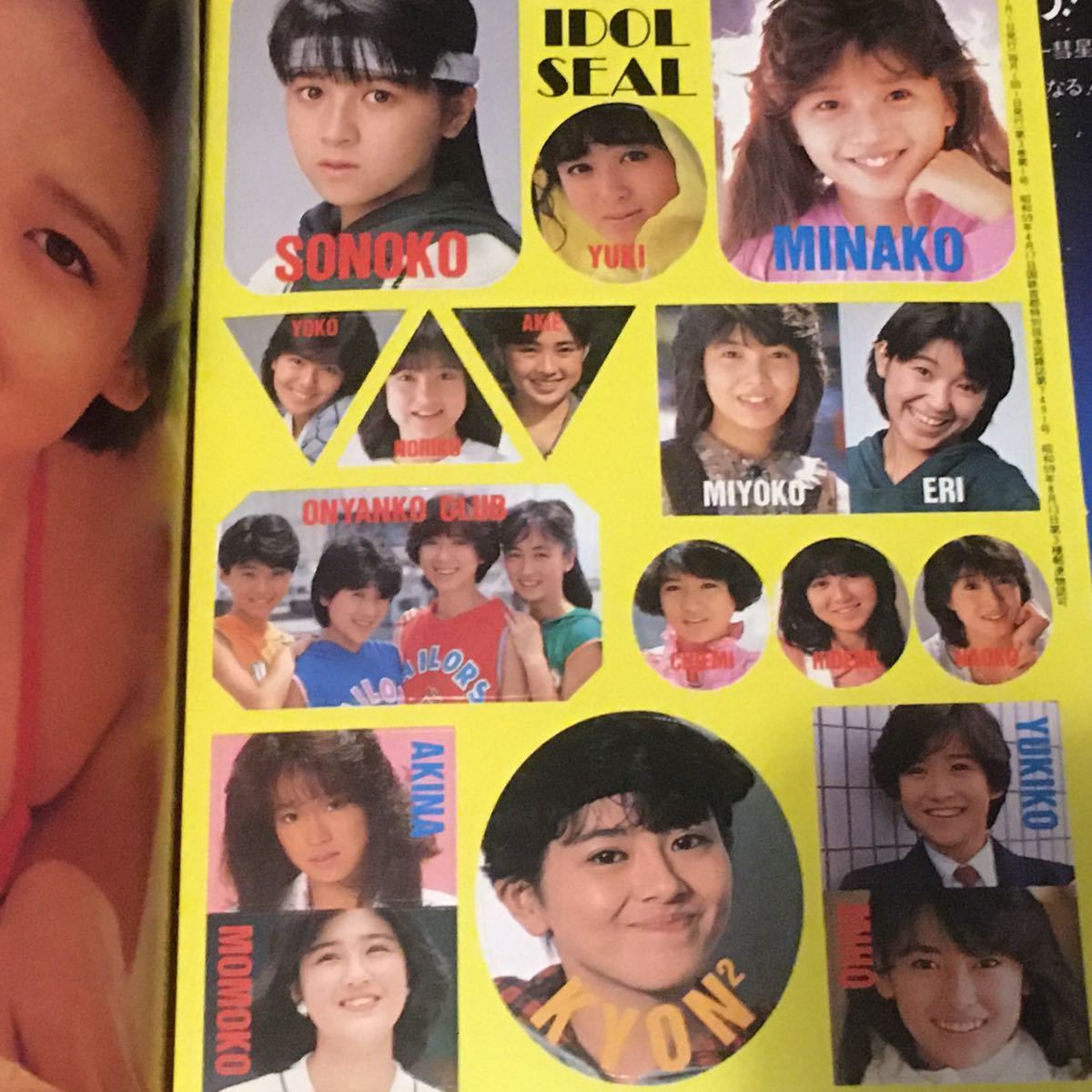 美品 ダンク おニャン子クラブ 岡田有希子水着 菊池桃子 本田美奈子 芳本美代子 中山美穂 斉藤由貴 松本典子 小泉今日子 - DUNK 美品 ダンク おニャン子クラブ 岡田有希子水着 菊池桃子 本田美奈子 芳本美代子 中山美穂 斉藤由貴 松本典子 小泉今日子 - DUNK