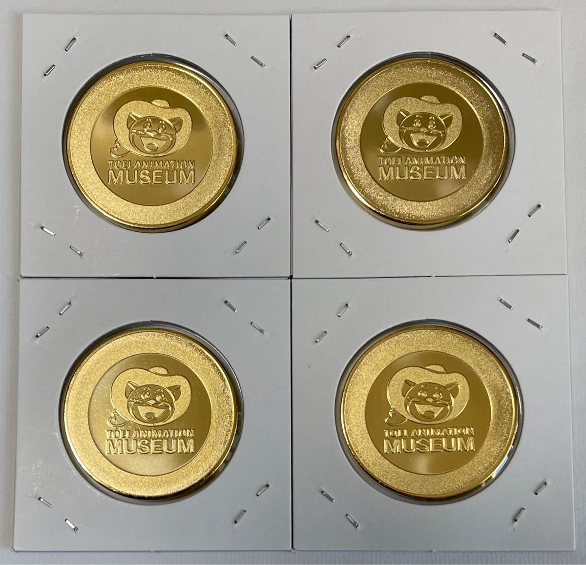 東映アニメーションミュージアム限定　わんだふるぷりきゅあ！ プリキュア　記念メダル　4種セット　茶平工業