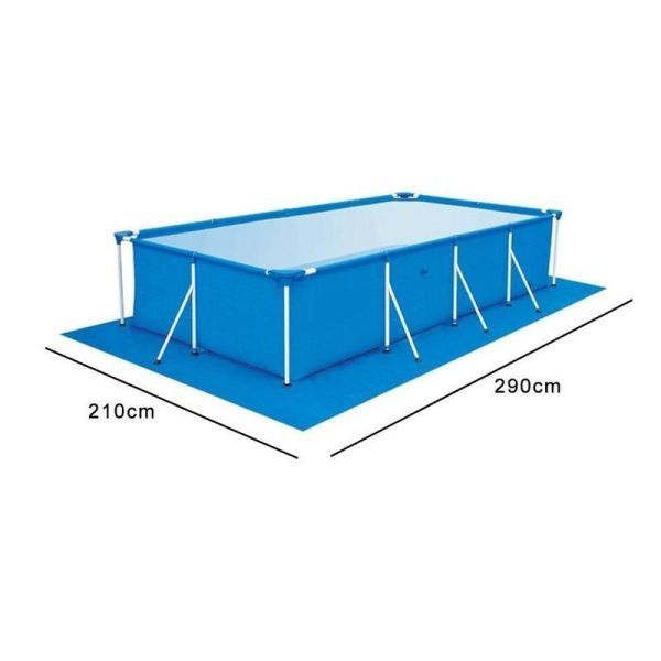 SQ004:290 x 210 one-piece large pool square ground cloth lip cover dustproof floor cloth mat |a