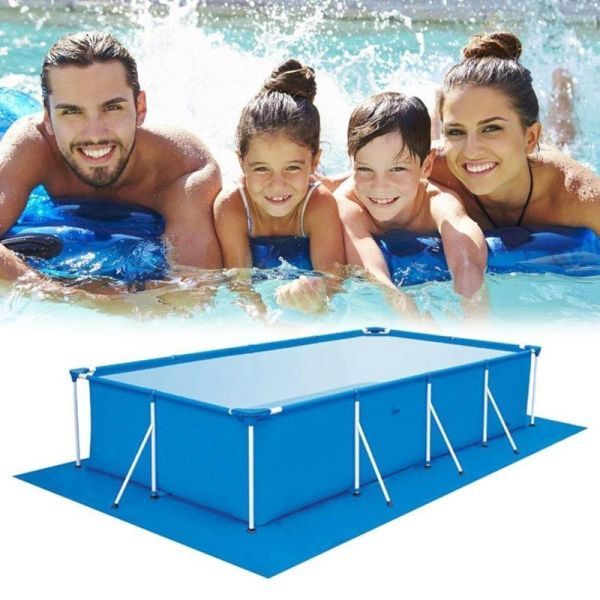 SQ004:290 x 210 one-piece large pool square ground cloth lip cover dustproof floor cloth mat |a