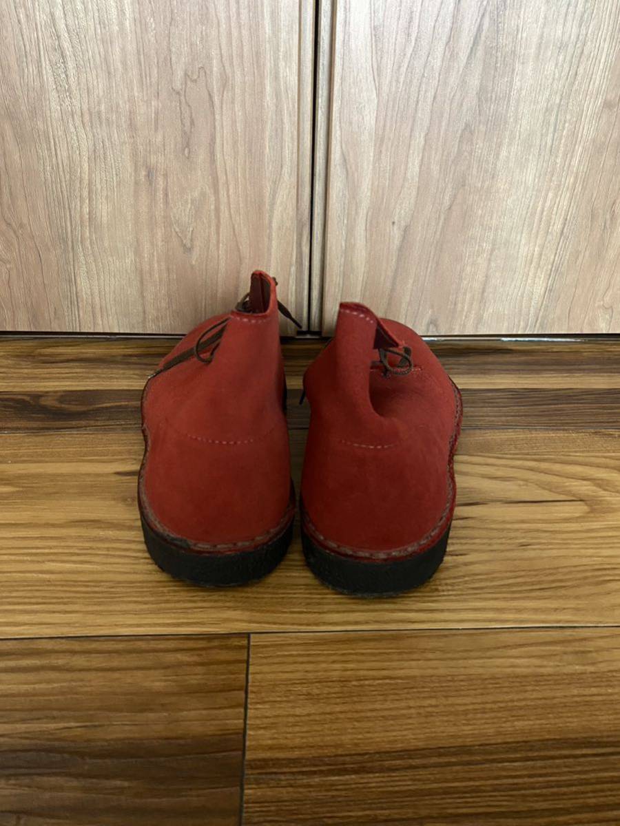  rare goods beautiful goods England made Clarks Clarks desert boots RED red suede size GB 81/2 EUR 42 1/2 US 9H Fwala Be GTX