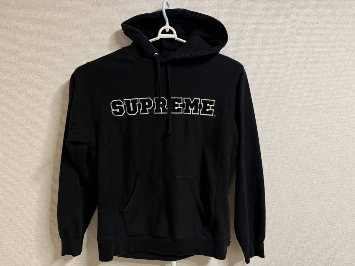 supreme パーカー ブラック サイズM_画像1