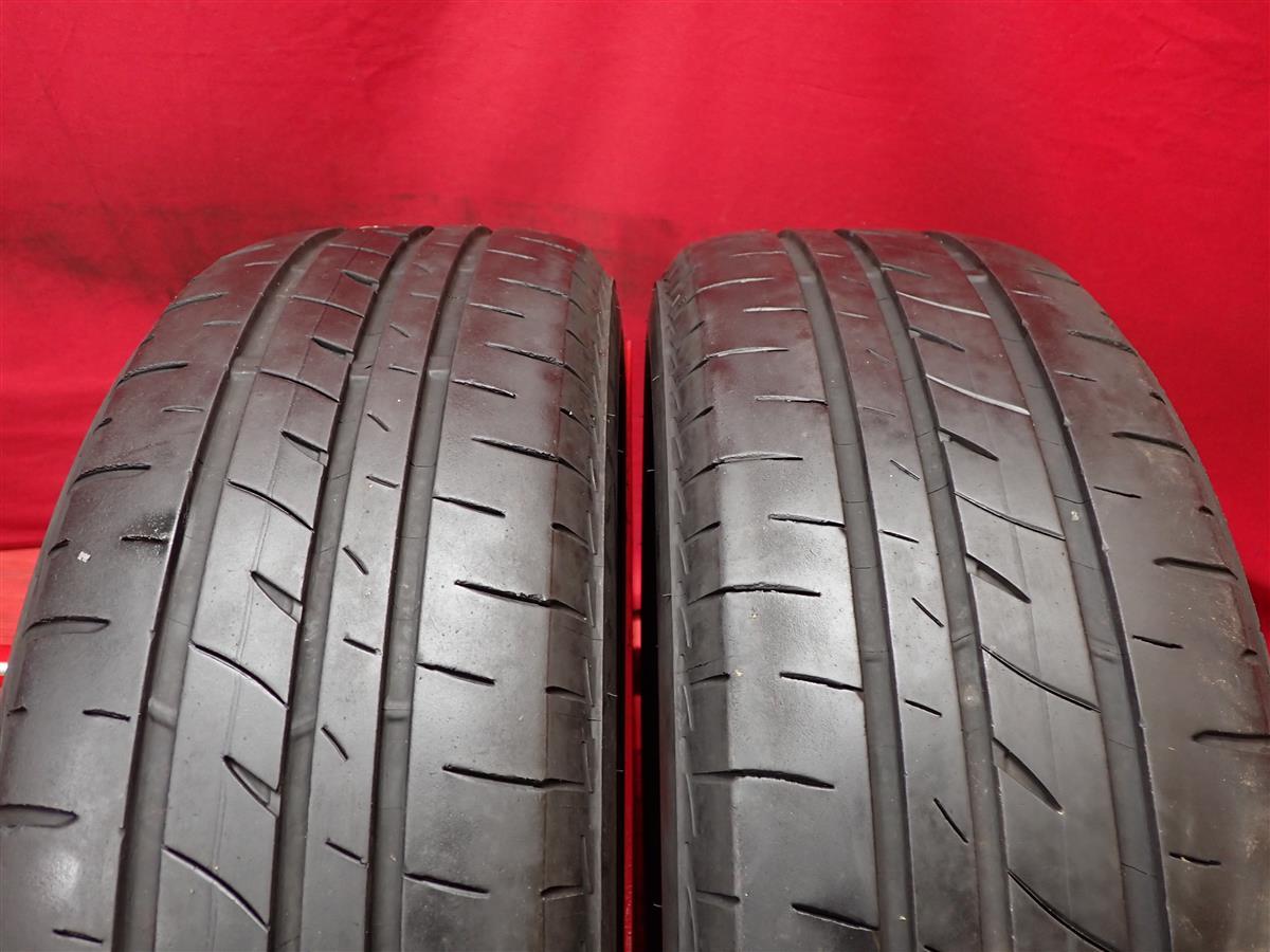 中古タイヤ 185/60R15 84H 2本セット ブリヂストン プレイズ PX-2 BRIDGESTONE PLAYZ PX-2 7.5分山 ヴィッツ シエンタ アクア フィット_画像1