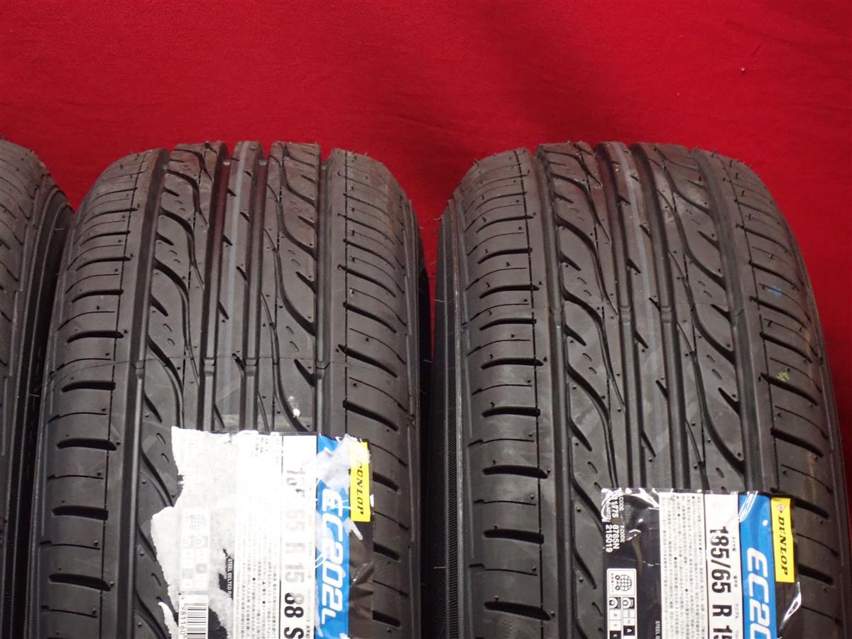 タイヤ4本 《 ダンロップ 》 EC202 [ 185/65R15 88S ] 10分山★ プリウス ティーダ ノート フリード デミオ n15_画像5