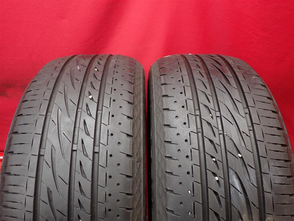 中古タイヤ 215/50R17 95V 2本セット ブリヂストン レグノ GRVII 7.5分山★ n17 エクシーガ レヴォーグ リーフ プリウスα_画像1