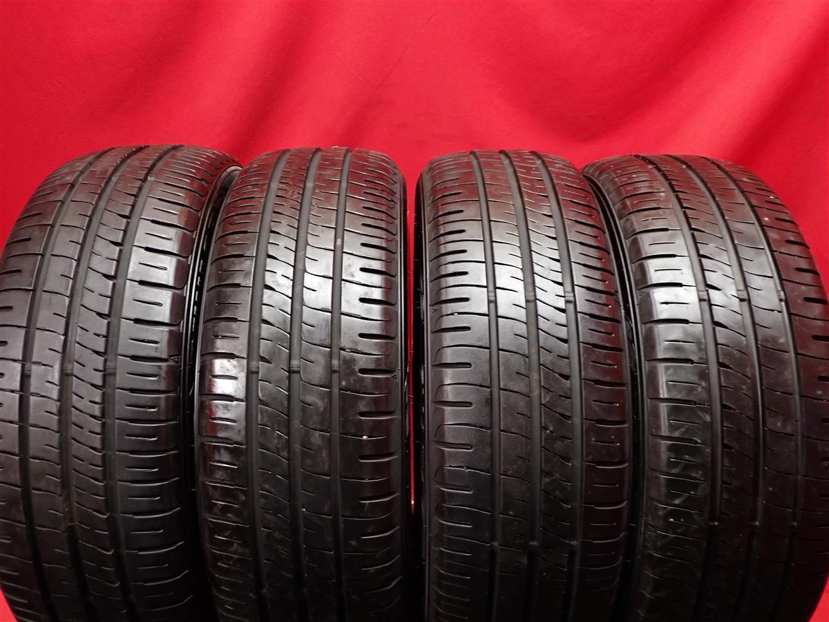 中古タイヤ 185/55R16 83V 4本セット ダンロップ エナセーブ EC204 DUNLOP ENASAVE EC204 8分山★n16 フィールダー シャトル フィット_画像1