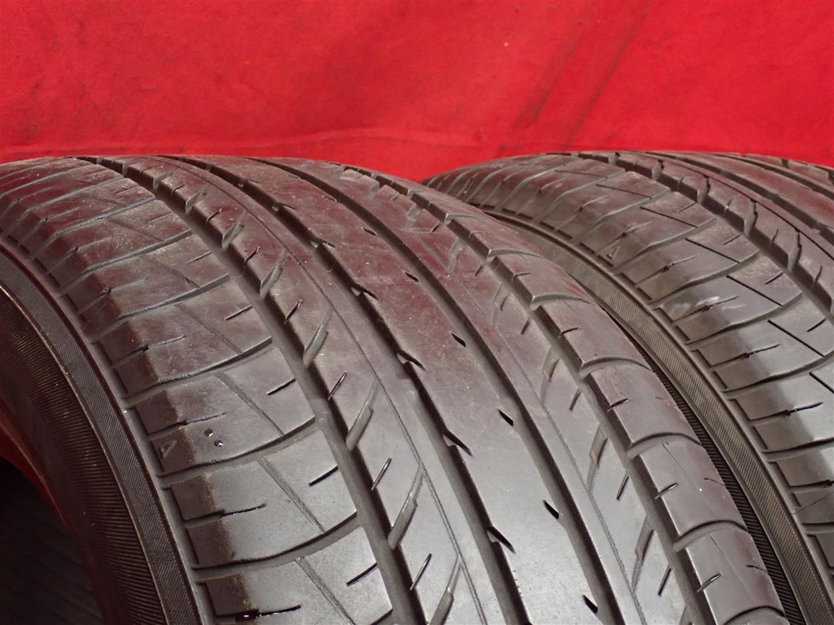 タイヤ2本 《 ヨコハマ 》 デシベル E70A [ 225/55R18 98V ]8分山★ デリカD:5 フォレスター エルグランド アウトランダー n18_画像3