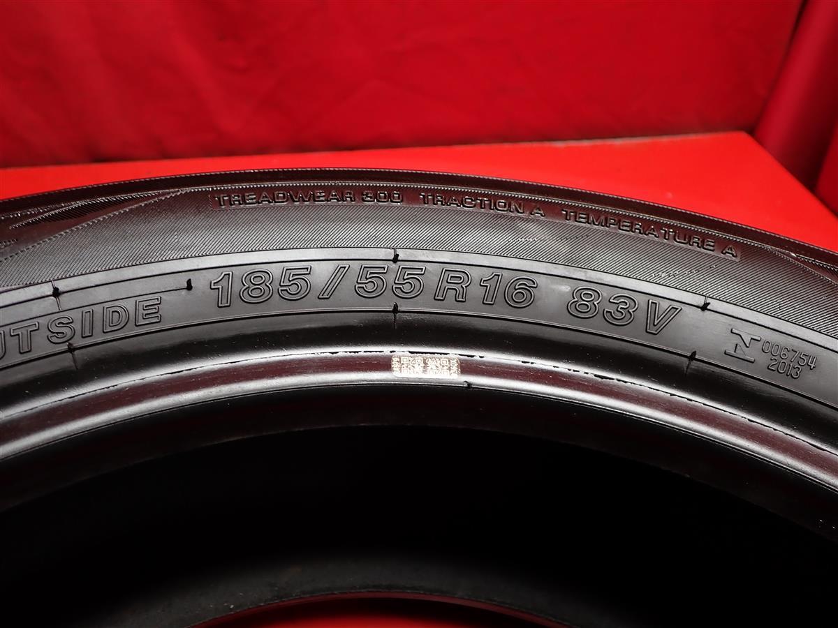 中古タイヤ 185/55R16 83V 4本セット ヨコハマ ブルーアース-GT AE51 YOKOHAMA BluEarth-GT AE51 8.5分山★n16 フィールダー シャトル_画像10