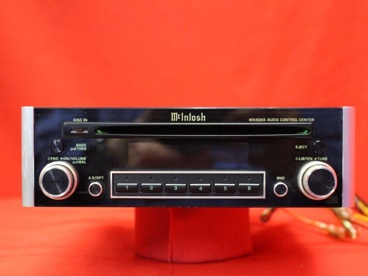 ★マッキントッシュ！Mcintosh MX406S 名機！1DIN CDプレーヤー！！ジャンク！★jaudio_画像2