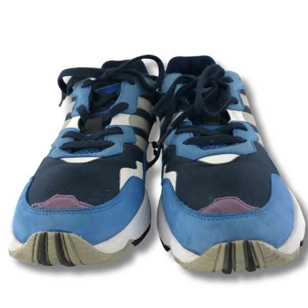 《良品◎》adidas アディダス★ローカットスニーカー*シューズ*靴*ネイビー/ブルー/パープル*サイズ27.5(AC1006)◆S80_画像2