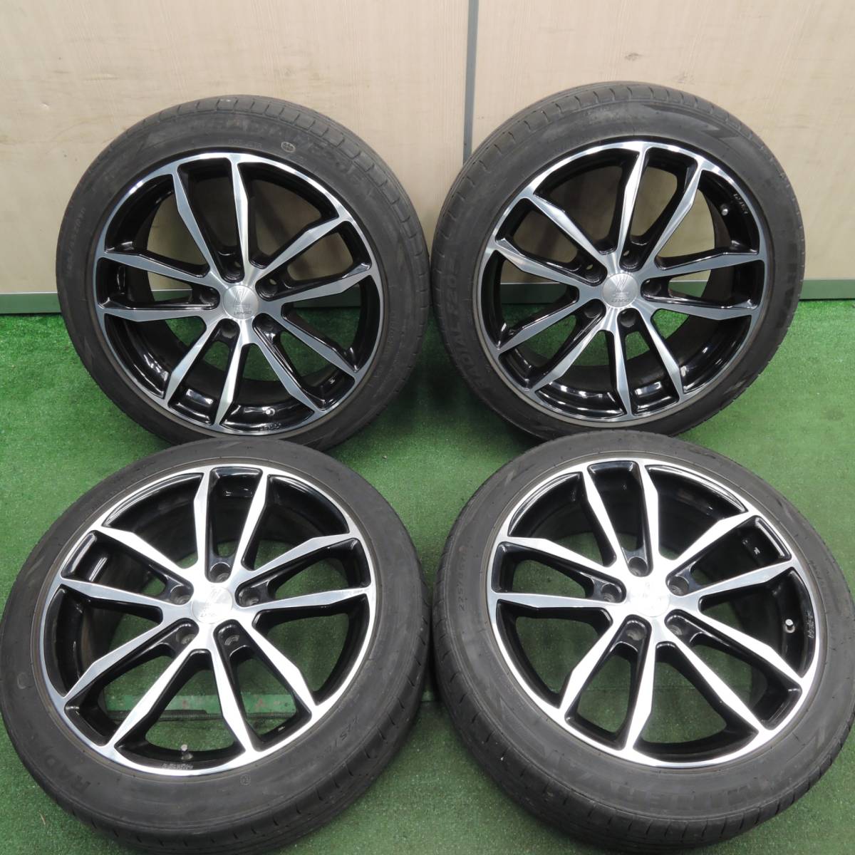 *送料無料* 4本価格！20年★LENSO 225/45R18 ミネルバ ラジアル F205 レンソ 18インチ PCD114.3/5H★4020305HAノ