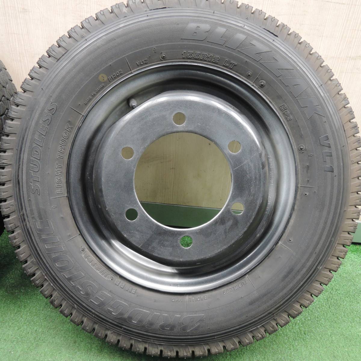 * free shipping * 4ps.@ price!21 year * truck Titan Vanette etc. 155R12 8PR studless Bridgestone VL1 steel PCD170/6H*4021718HAs