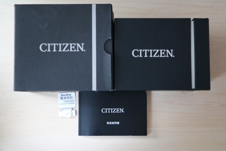 ★CITIZEN　ATESSA　H804-T022855　シチズン　アテッサ　AT-8144ー51E　黒文字盤　稼働品　箱、取説付き★_画像9