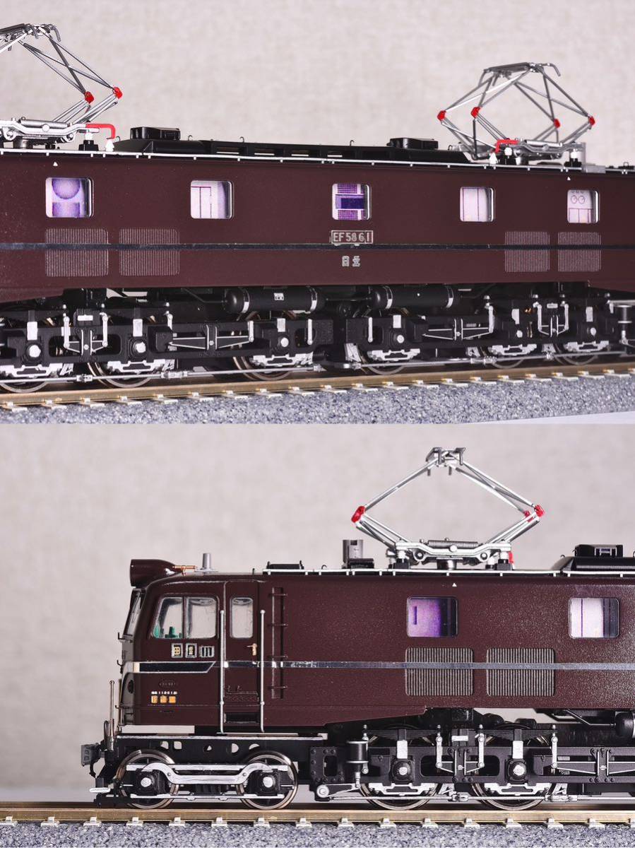 精密加工品/HO】EF58-61号機 お召機/JR晩年仕様《KATO 1-301改 精密加工品/HO】EF58-61号機 お召機/JR晩年仕様《KATO 1-301改