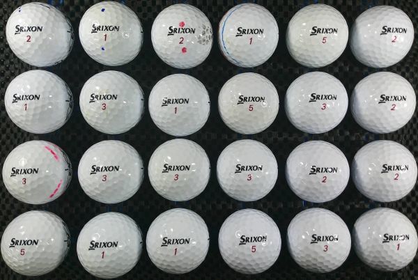 [B1C-08C] SRIXON X3 2022年モデル ホワイト 24球 スリクソン エックス3 ロストボール_画像4