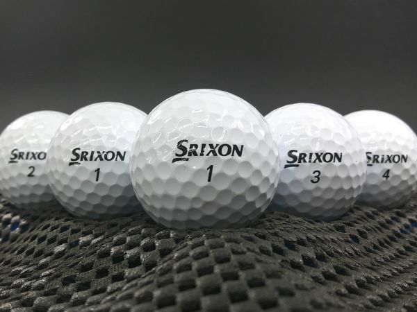 [B1D-09C] SRIXON Z-STAR 2021年モデル ホワイト 30球 スリクソン ゼットスター ダンロップ ロストボール_画像1