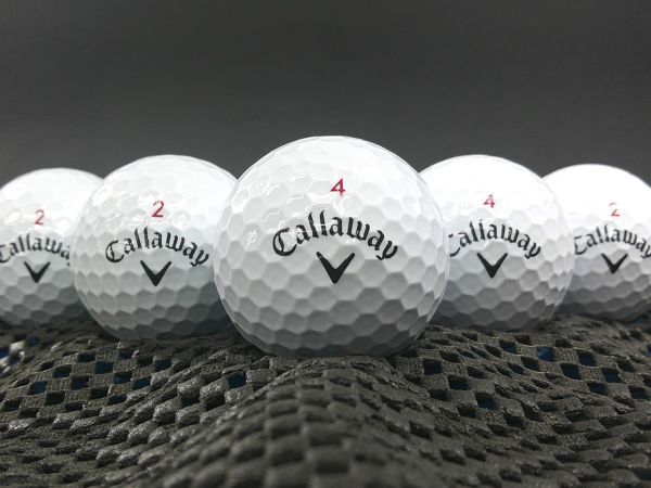 [B2B-11C] Callaway CHROME SOFT 2022年モデル ホワイト 25球 キャロウェイ クロムソフト ロストボールの画像1