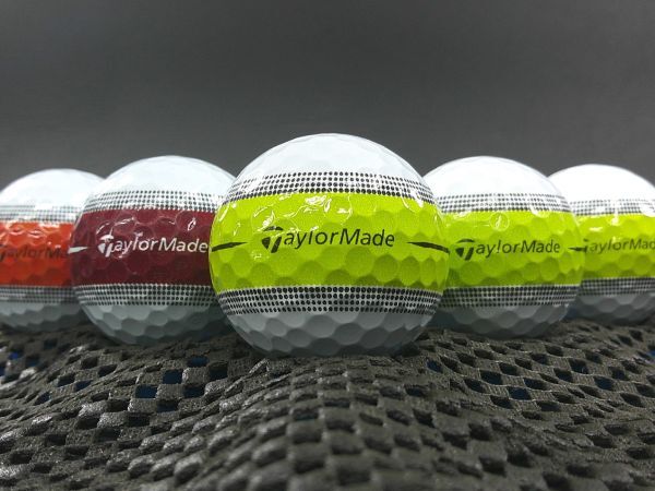 [B2B-12C] TaylorMade TOUR RESPONSE 2022年モデル カラー混合 30球 テーラーメイド ロストボール_画像1